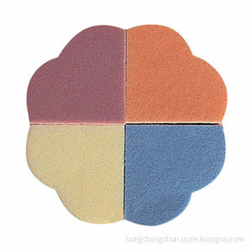 SBR/NR Latex Sponge, Customized Logos and Colors are Accepted, Adjustable Density